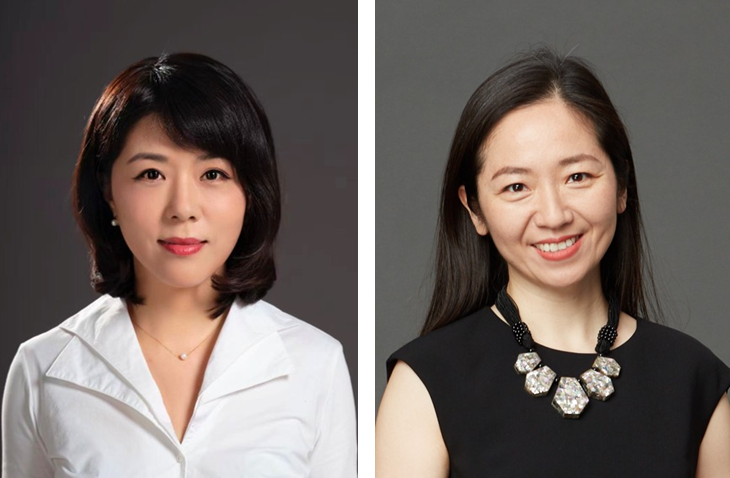 钱粤（Sara Qian，左）；孙燕（Stella Sun，右）
