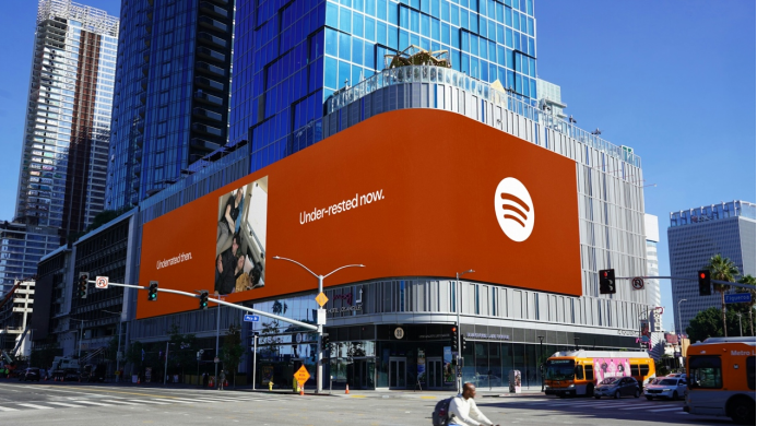 Spotify 的户外广告活动展示了洛拉1210